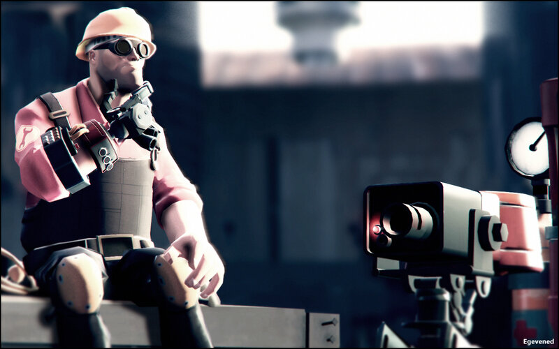 Engineer with camera