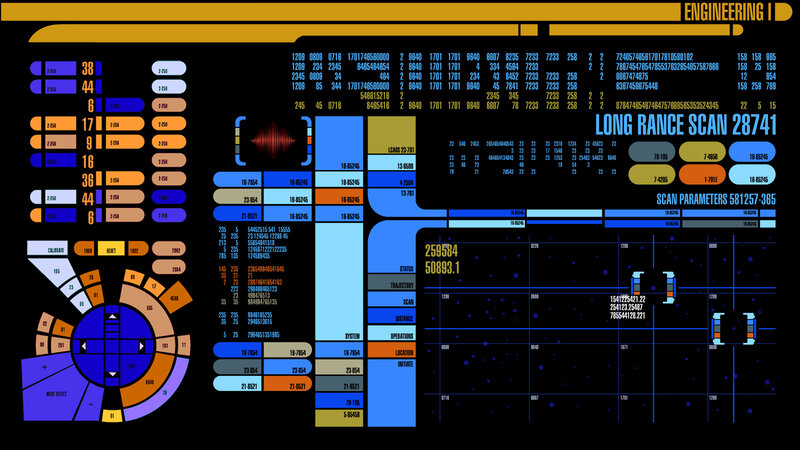 Engineering Console Display — Black