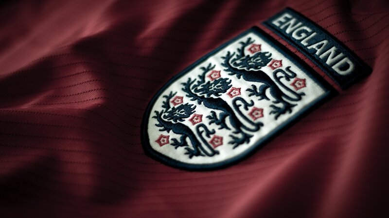 England Crest on Jersey