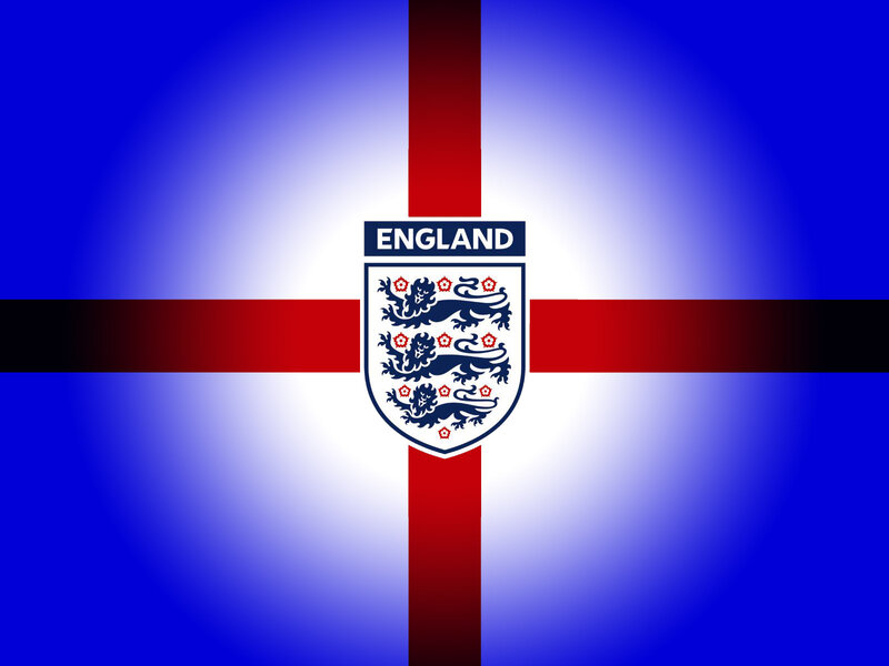 England flag with crest