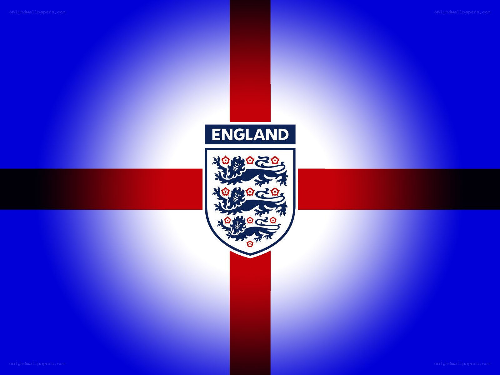 England flag with crest