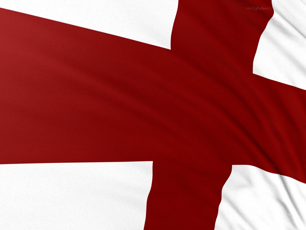 English flag with red cross