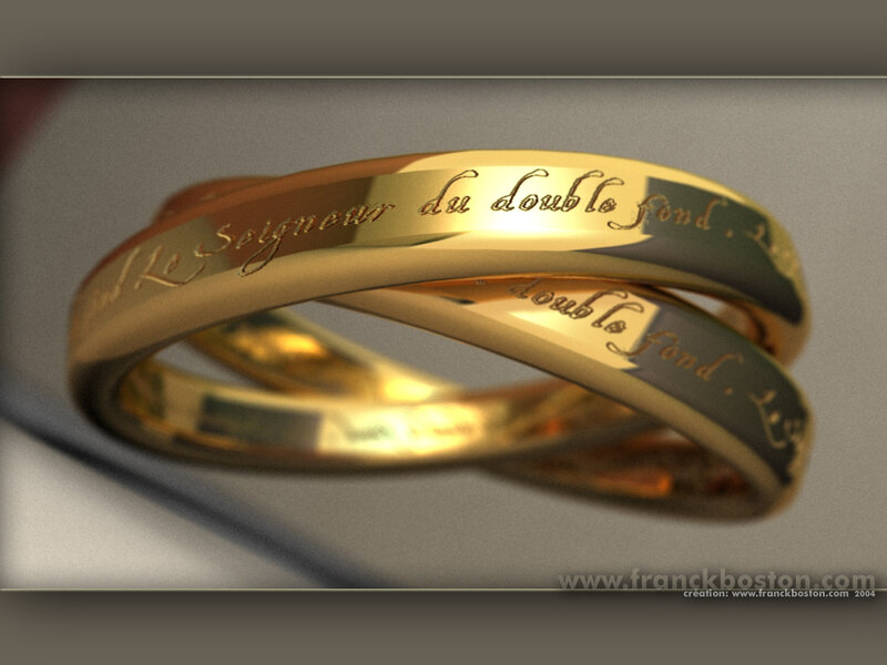 engraved gold rings