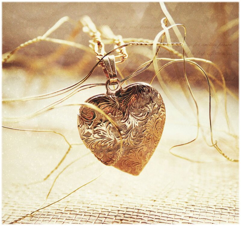 Engraved Heart Locket