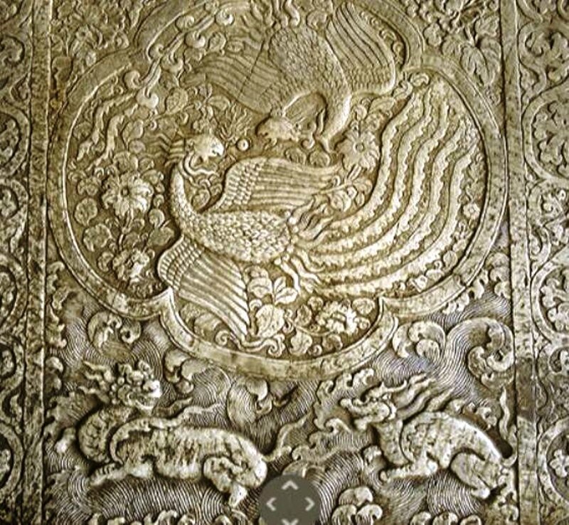 Engraved Phoenix Design