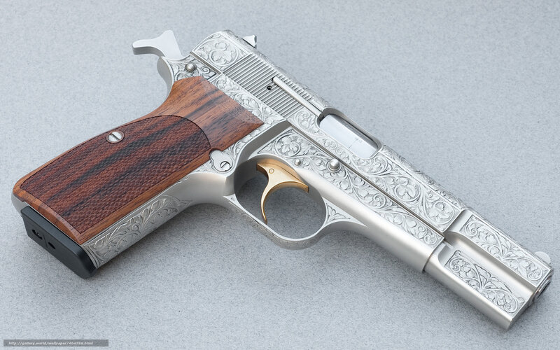 Engraved Pistol — Silver, Neutral