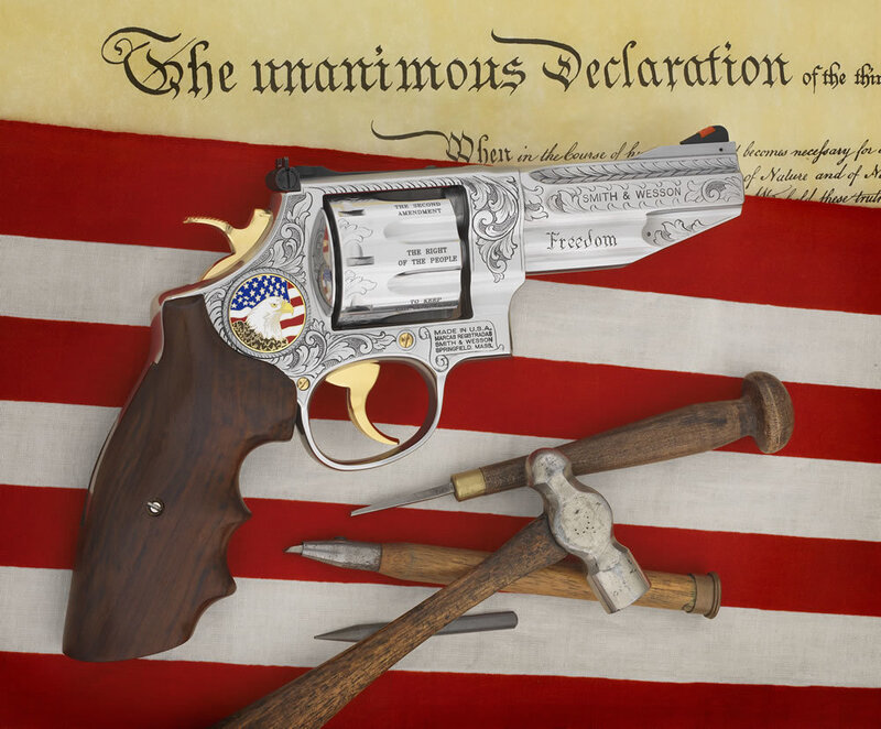 Engraved Revolver