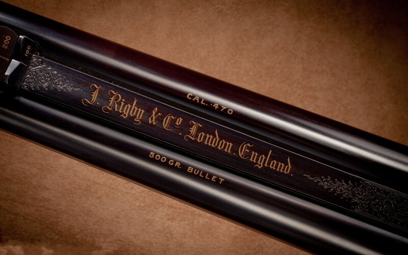 Engraved shotgun barrel
