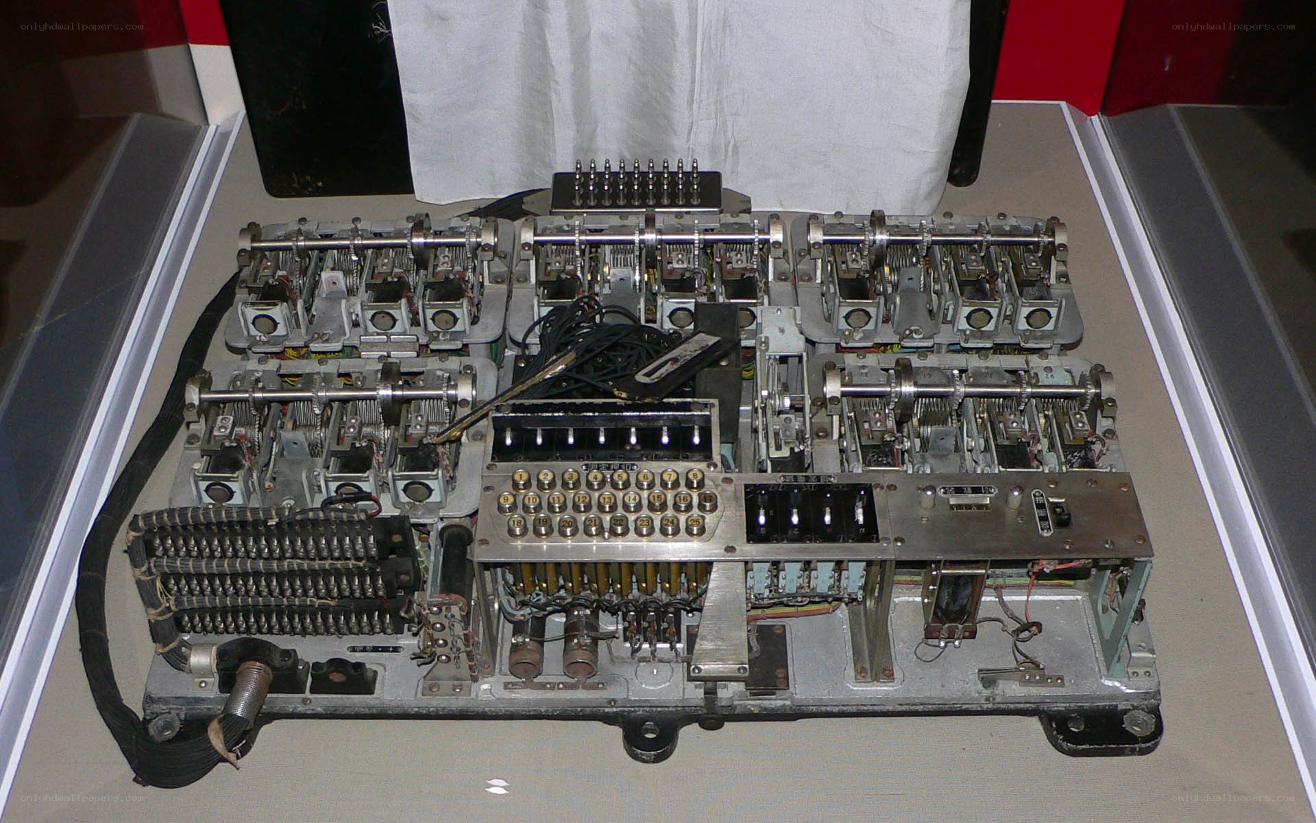 Enigma machine components