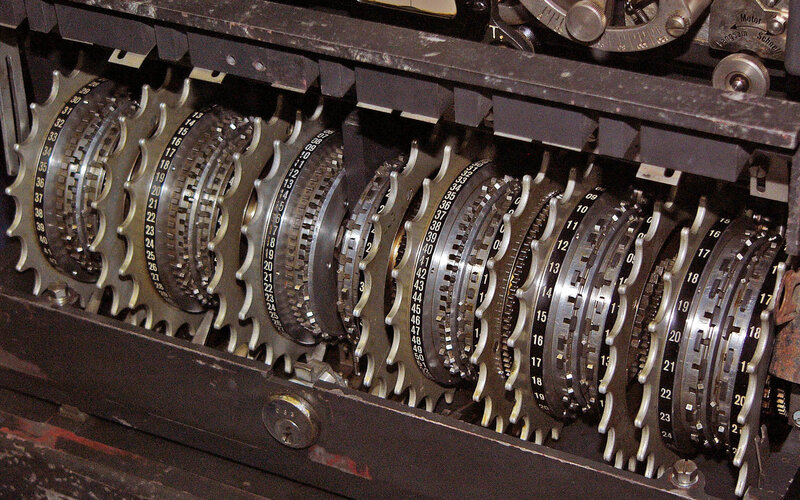 Enigma Machine Rotors — Black