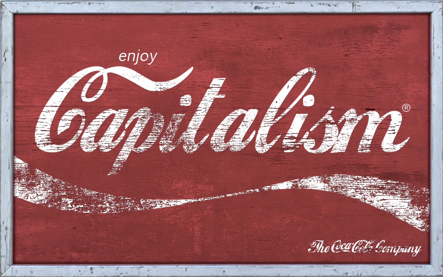 Enjoy Capitalism sign
