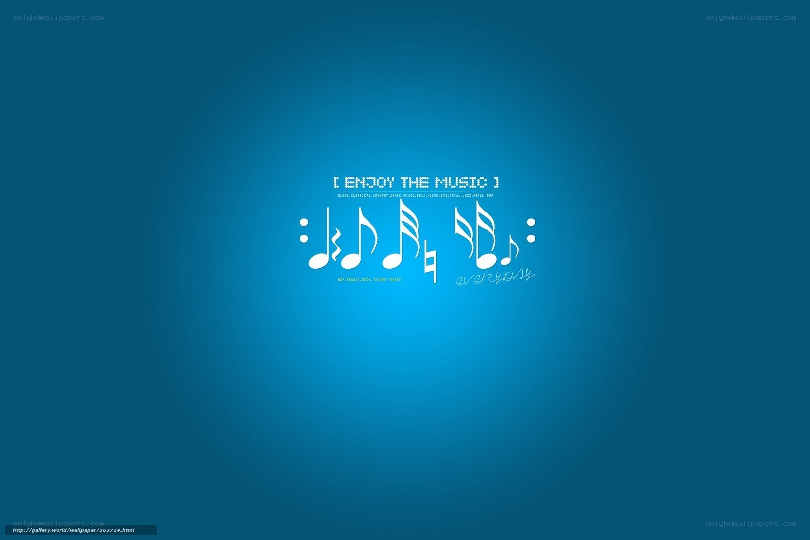 Enjoy the Music wallpaper
