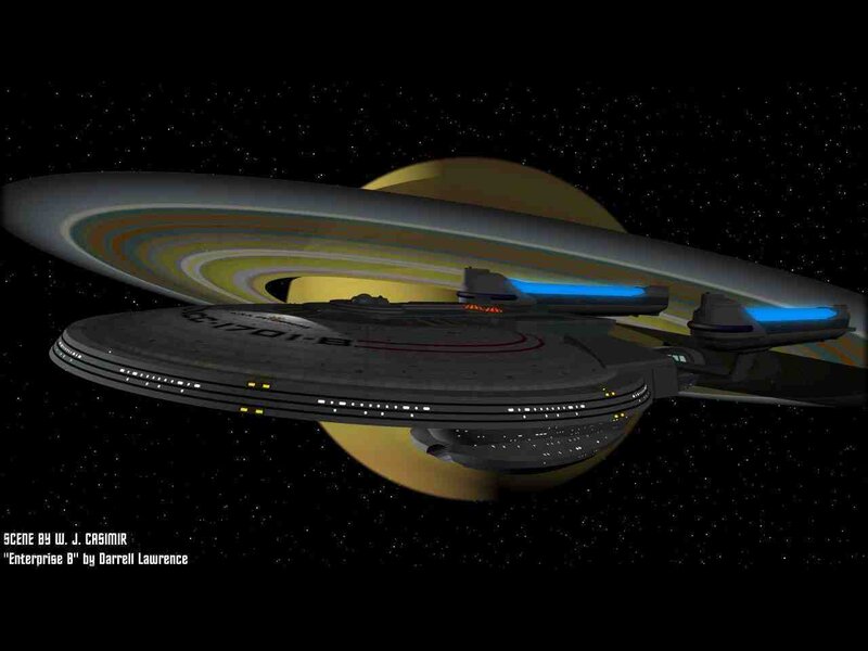 Enterprise B near a gas giant