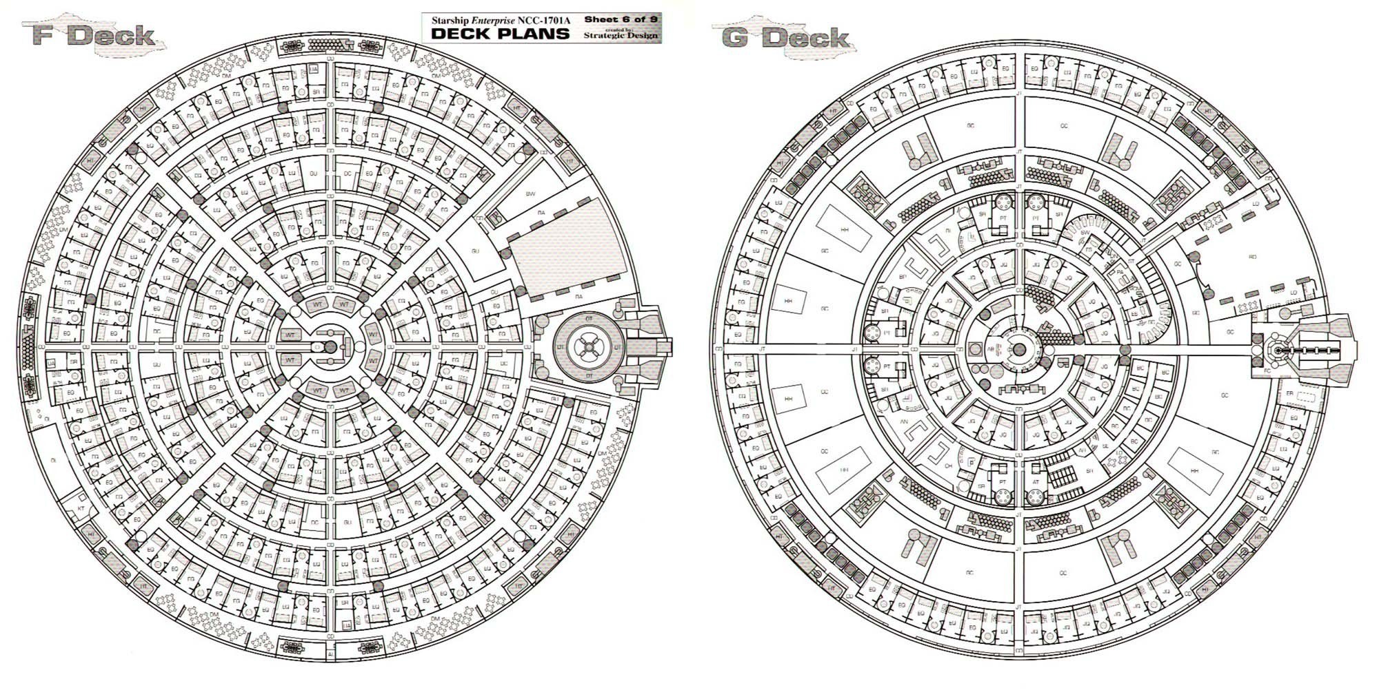 Enterprise deck plans