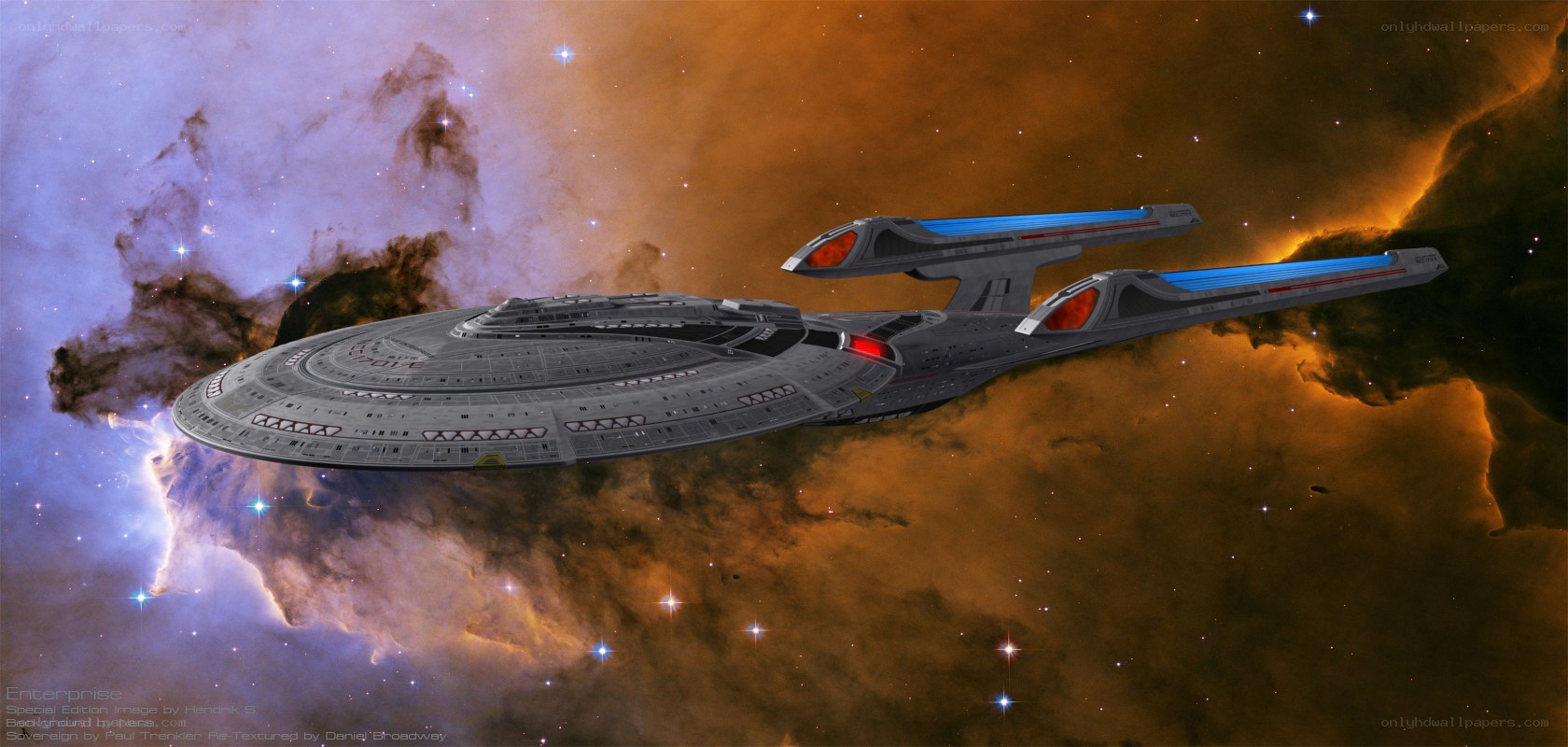 Enterprise in nebula space