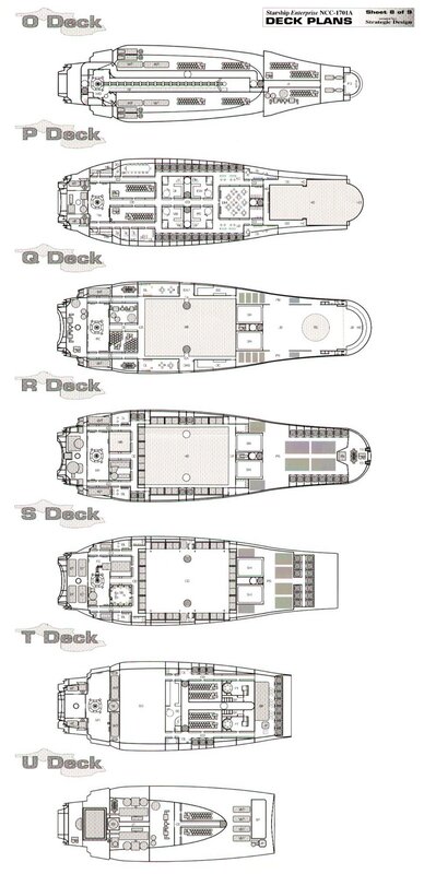 Enterprise NCC-1701A deck plans