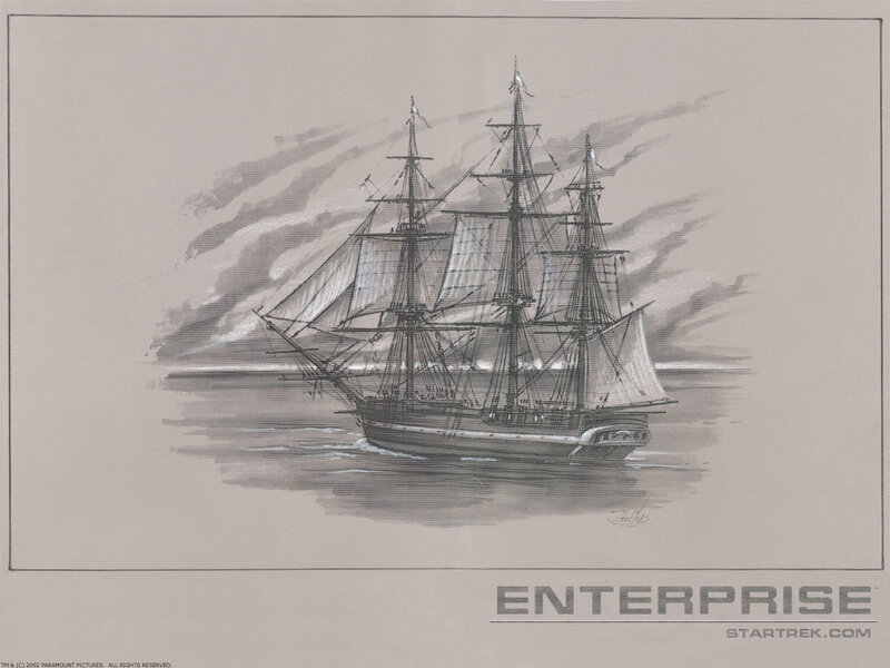 Enterprise ship illustration