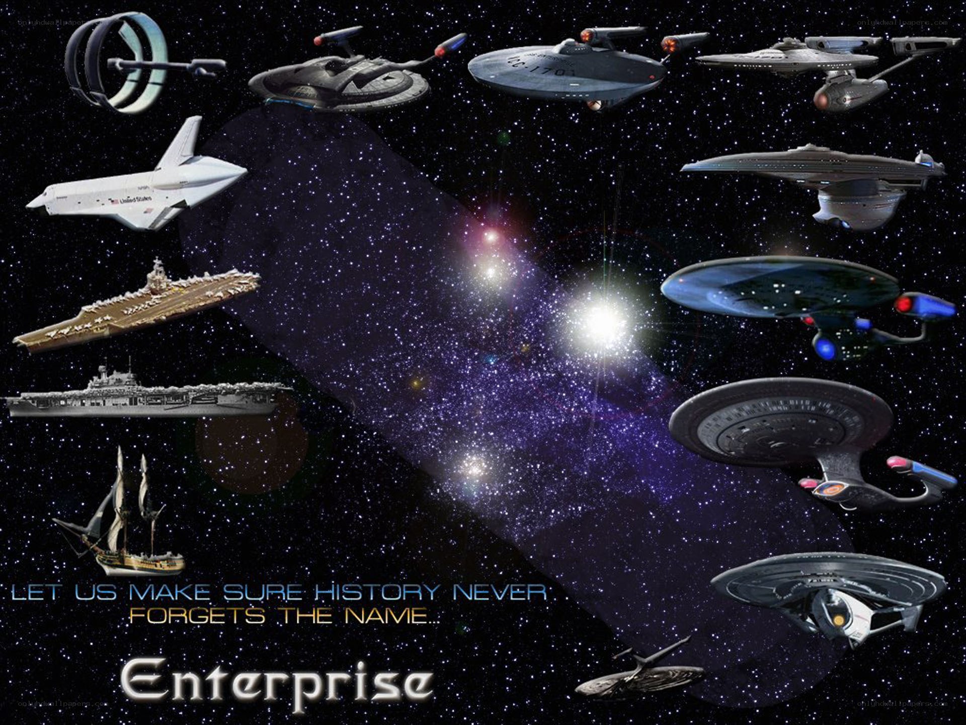 Enterprise Starship Timeline