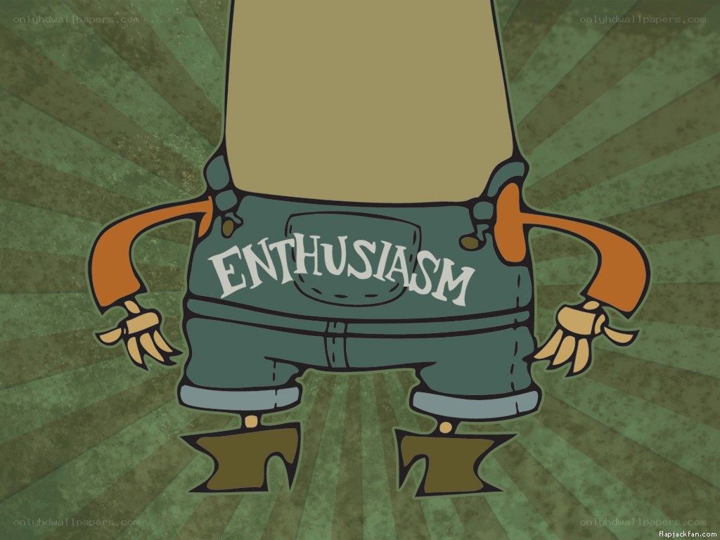 Enthusiasm character art