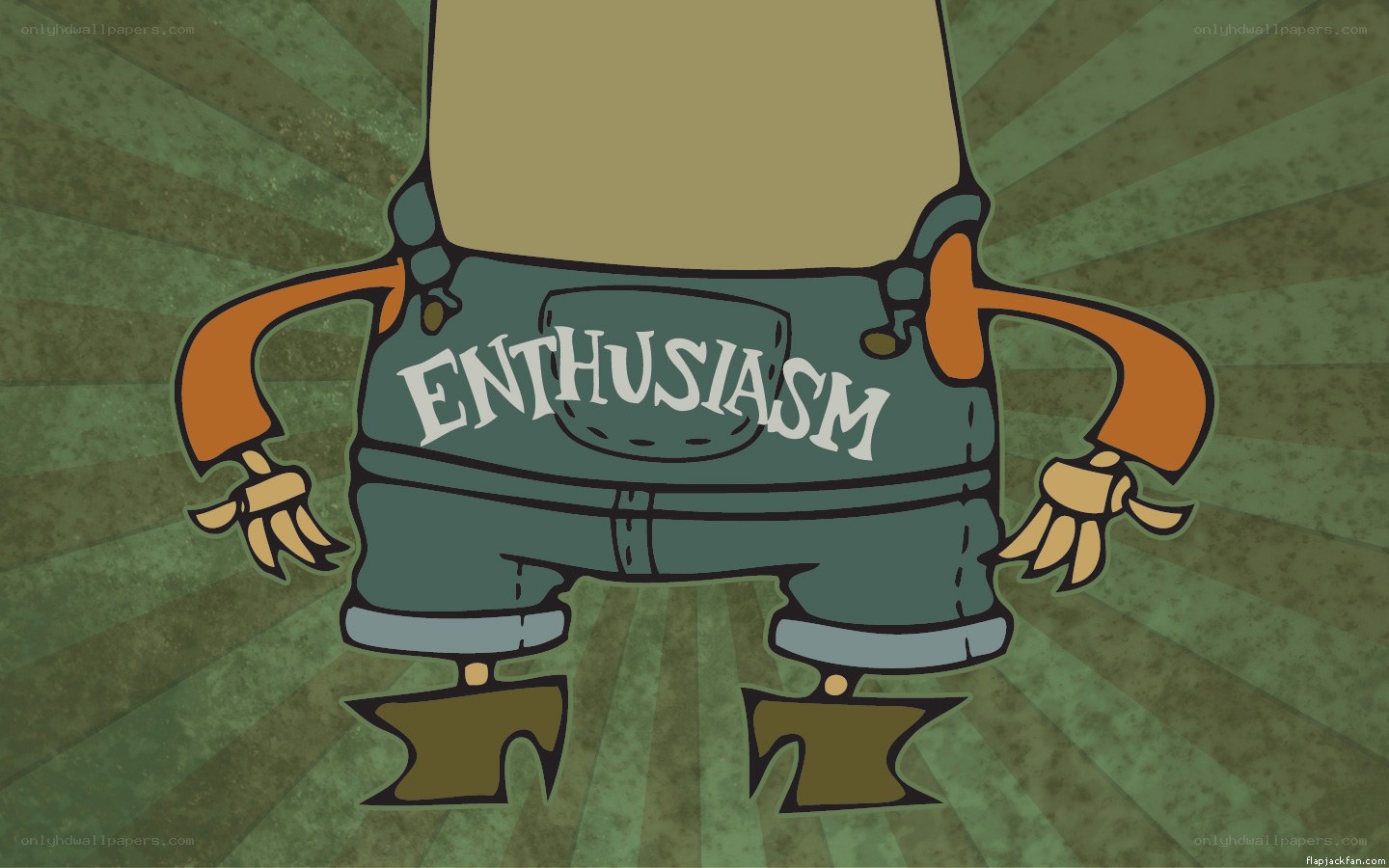 Enthusiasm character illustration