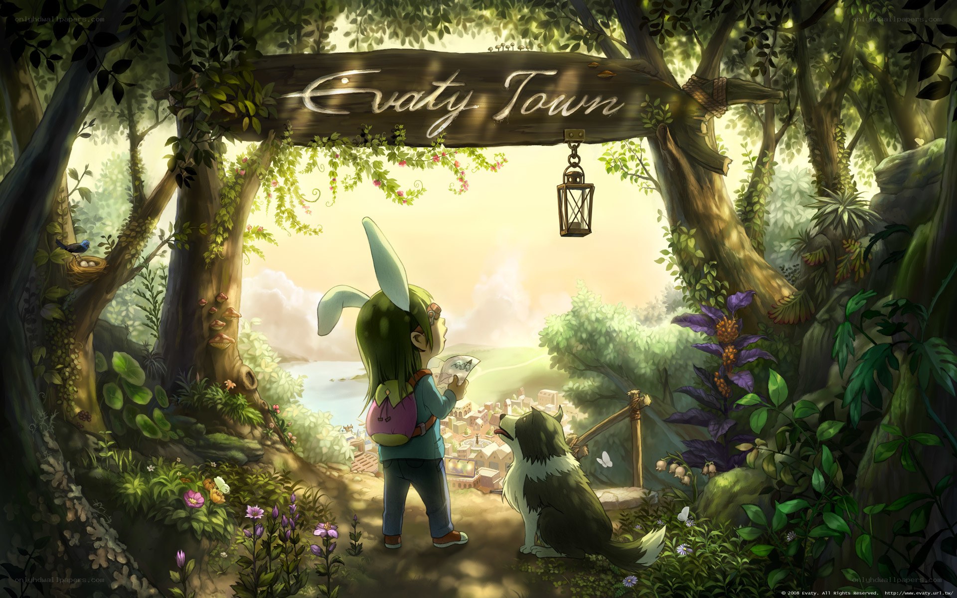 Entrance to Evaty Town