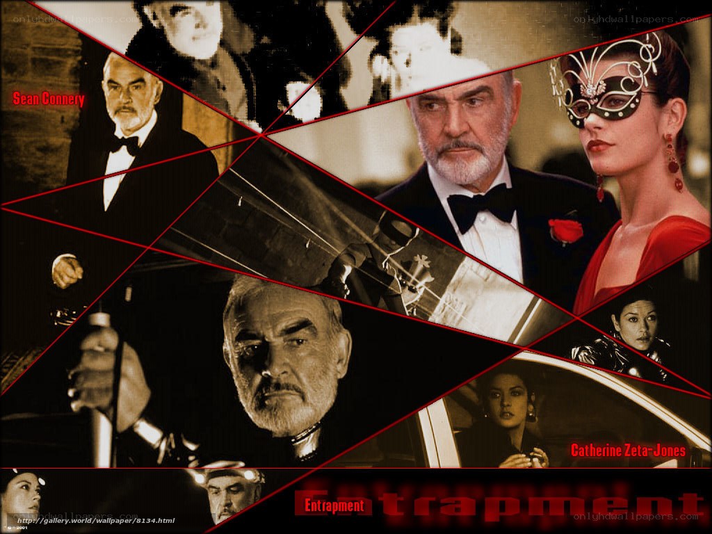 Entrapment movie collage