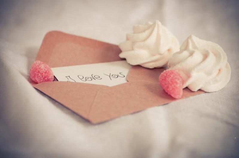 Envelope with Note and Sweets