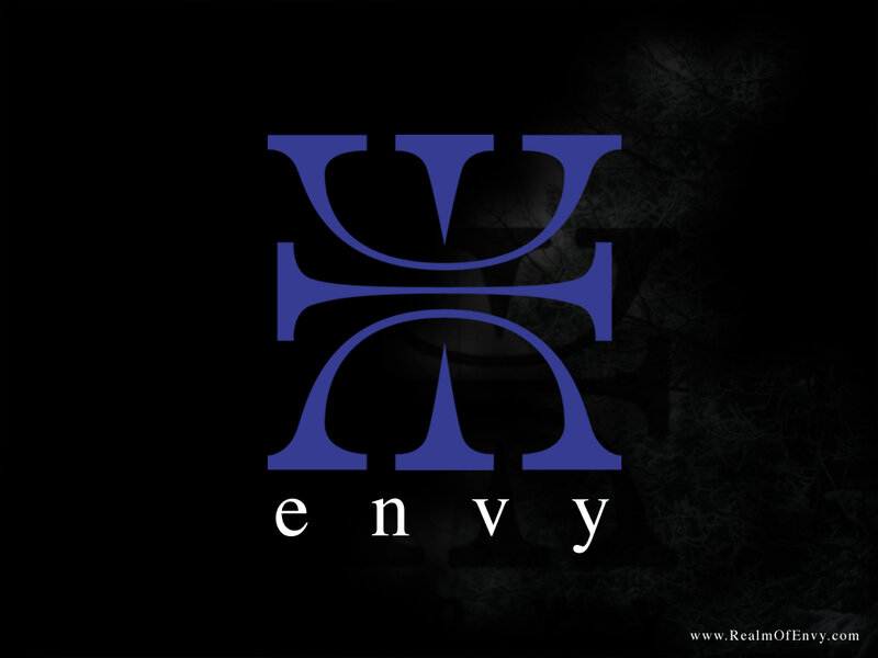 Envy logo on dark background