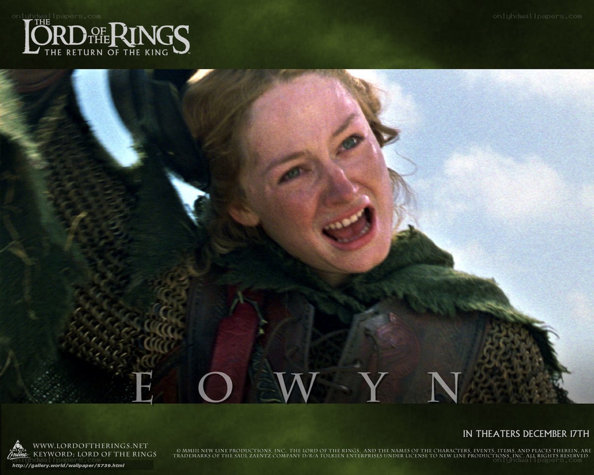 Eowyn in battle