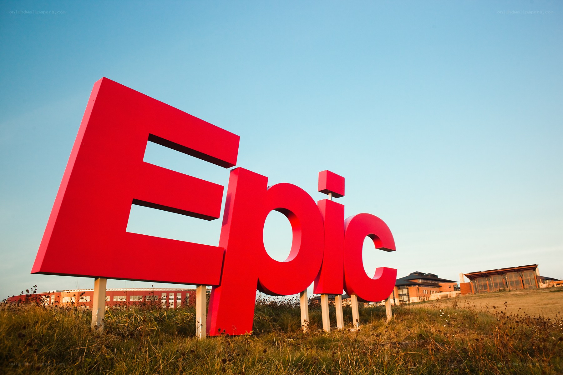 Epic Games sign at headquarters