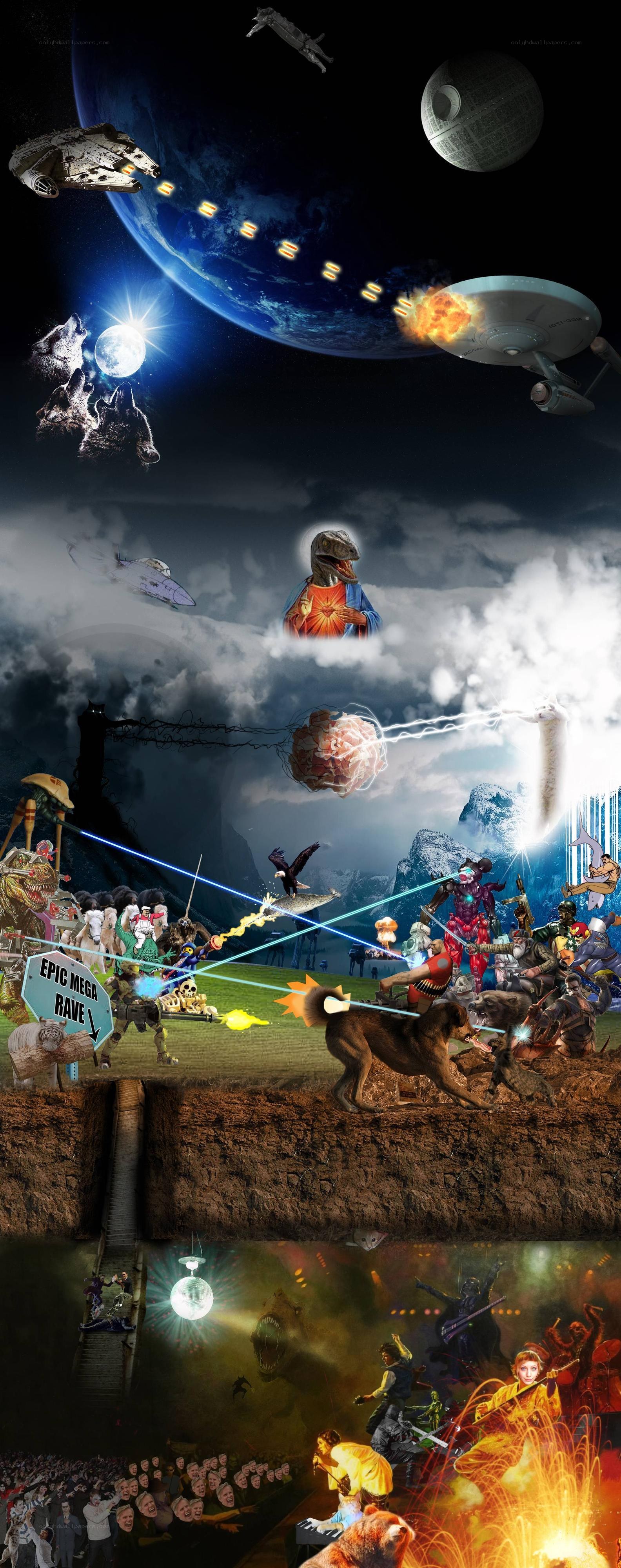 Epic Mega Rave Collage