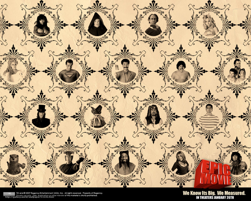 Epic Movie Character Collage