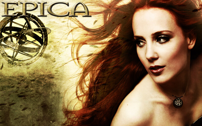 Epic woman with red hair