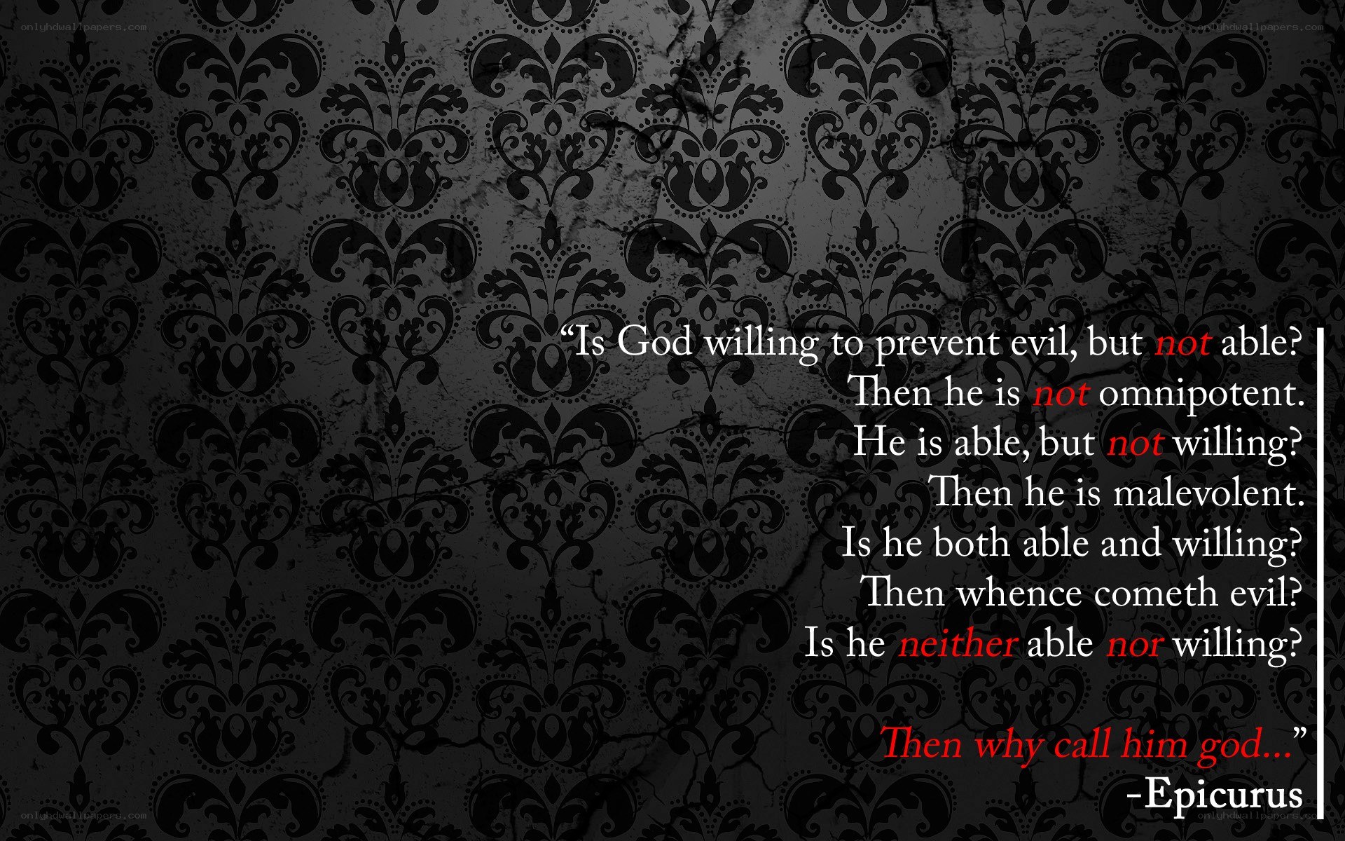 Epicurus on the Problem of Evil