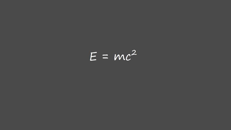 Equation on Dark Background
