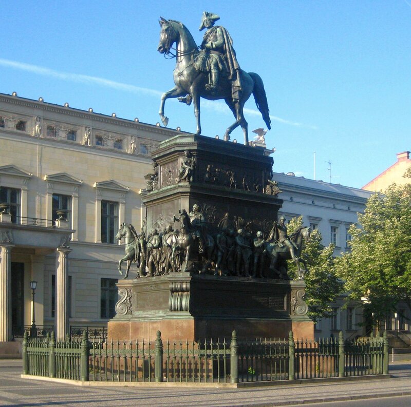 equestrian statue in berlin