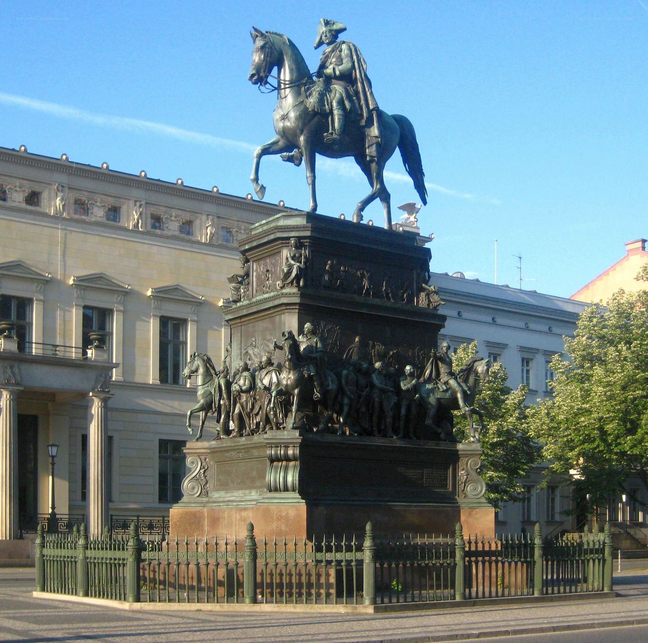 equestrian statue in berlin