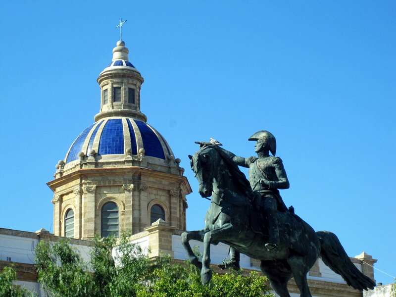 Equestrian Statue of a Man