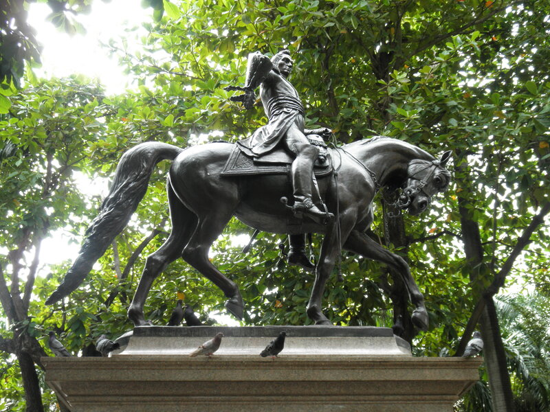 Equestrian Statue of Man