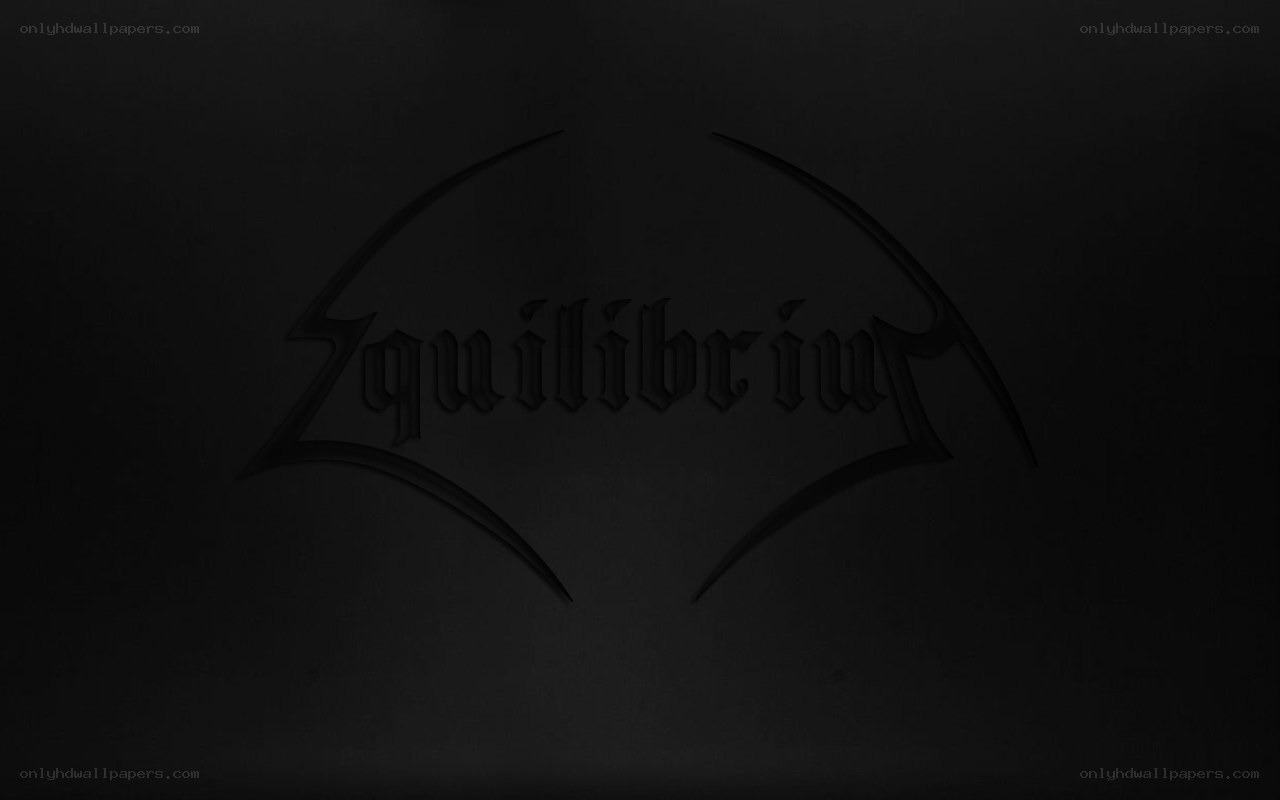 Equilibrium logo on dark background