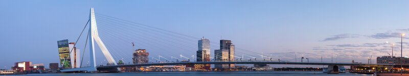 Erasmus Bridge at Dusk