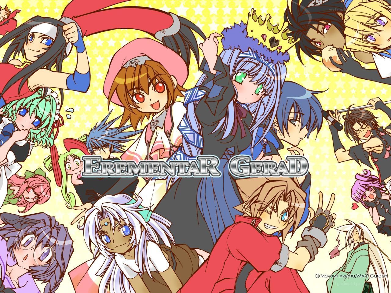 Erementar Gerad character collage
