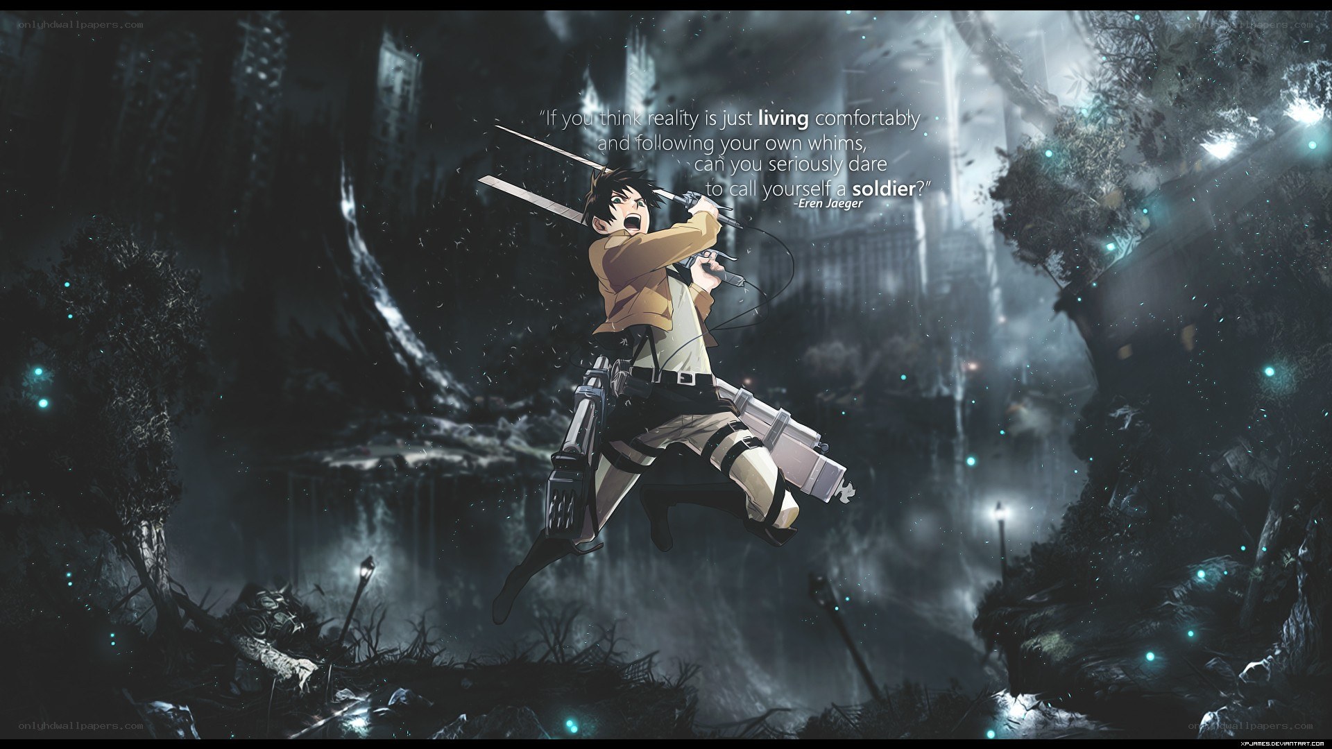 Eren Jaeger in action