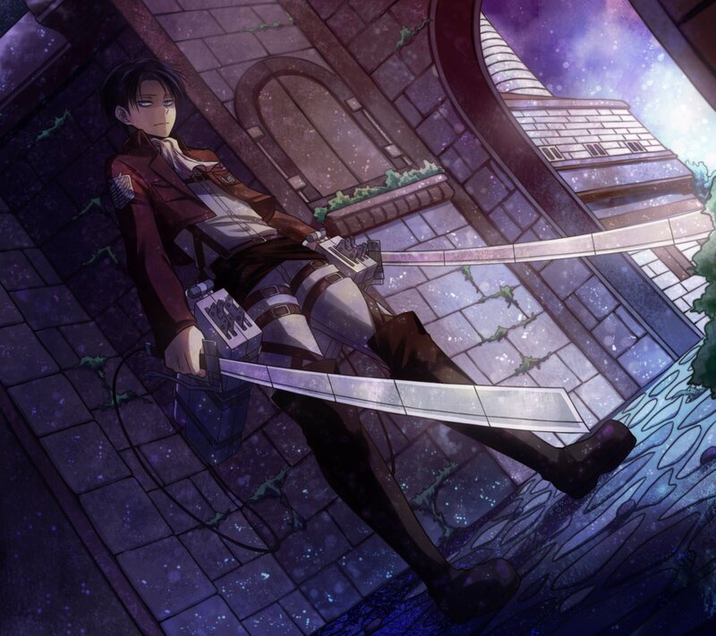 Eren Yeager in a dreamlike scene