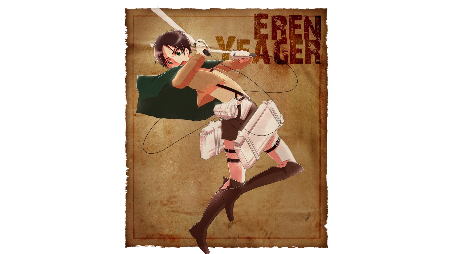 Eren Yeager in action