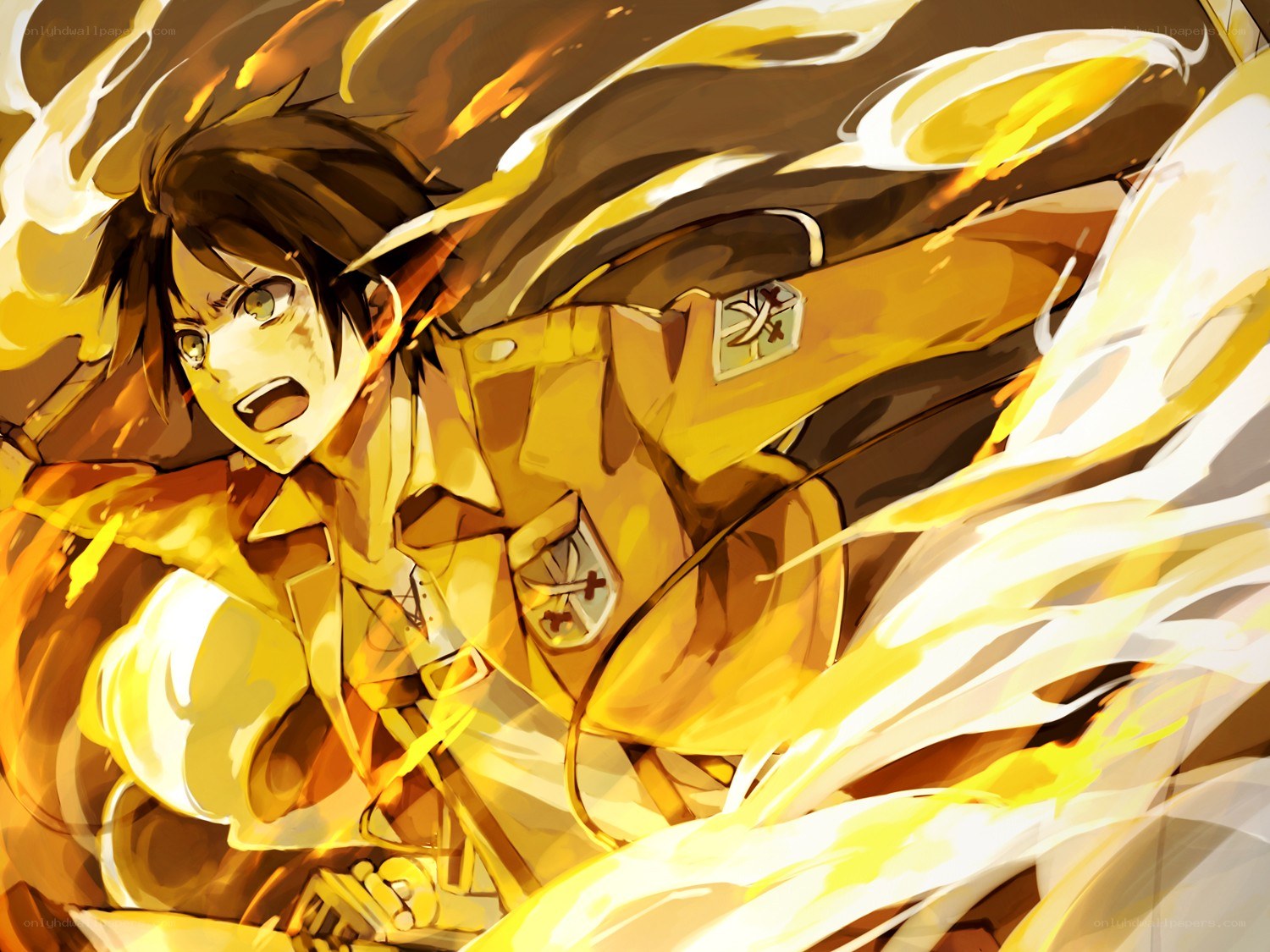 Eren Yeager in action
