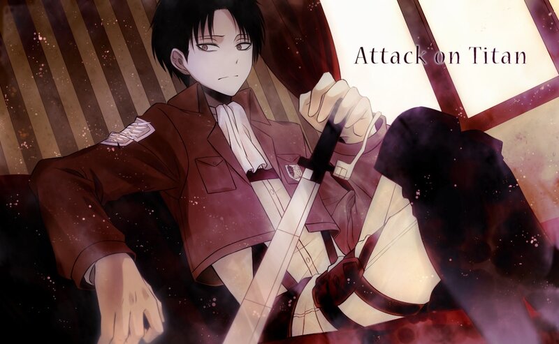 Eren Yeager with sword