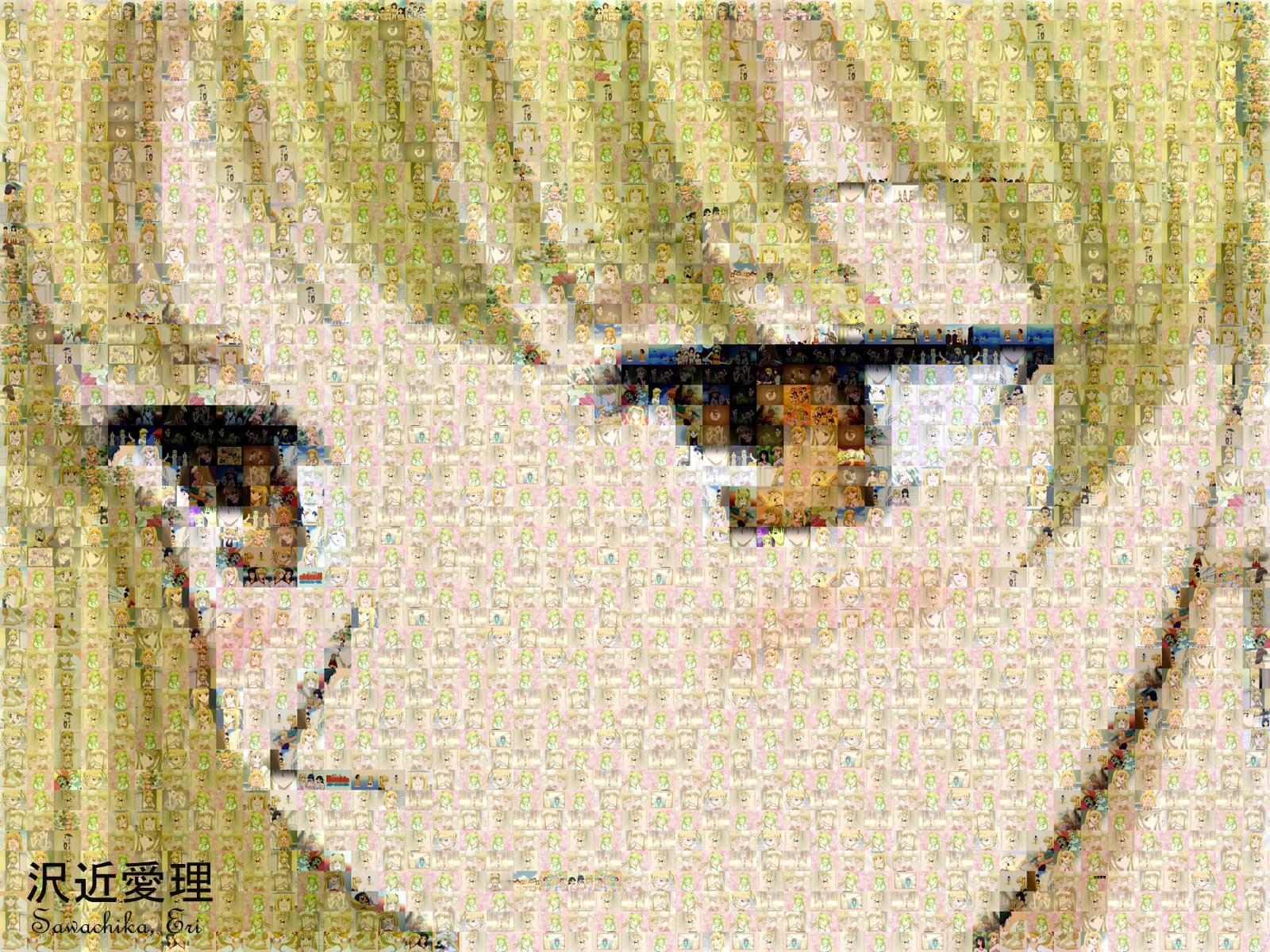 Eri Sawachika mosaic portrait