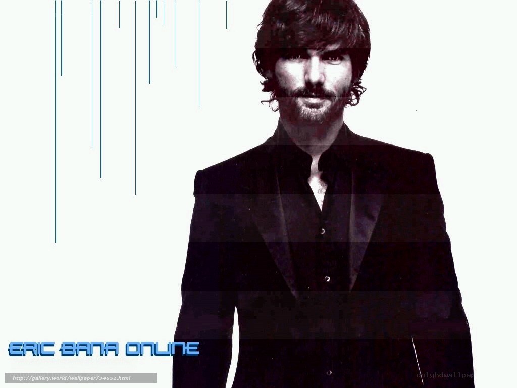 Eric Bana in a black suit