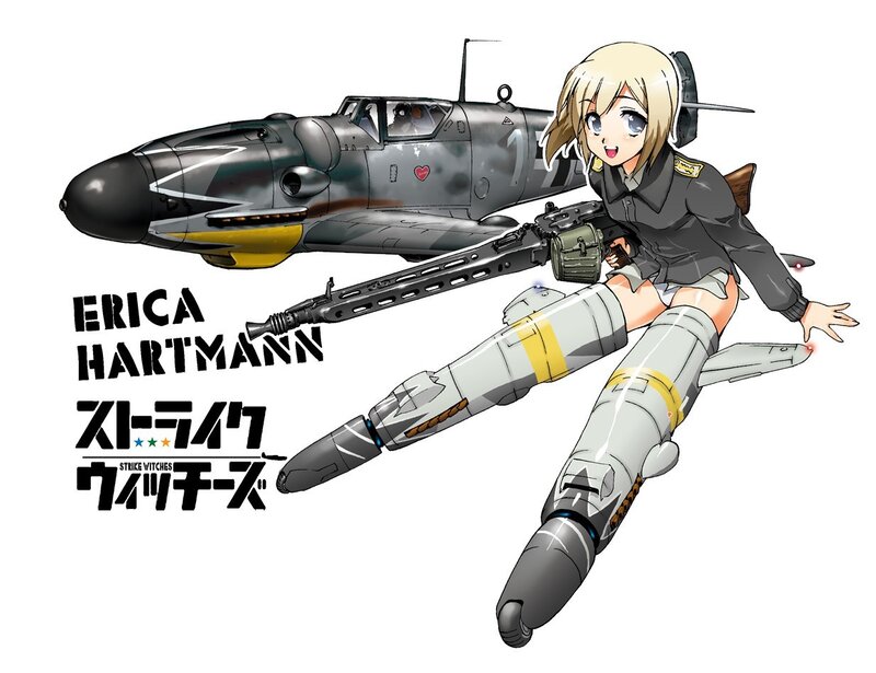 Erica Hartmann from Strike Witches